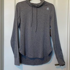 Reebok Gray Sweater Top MEDIUM